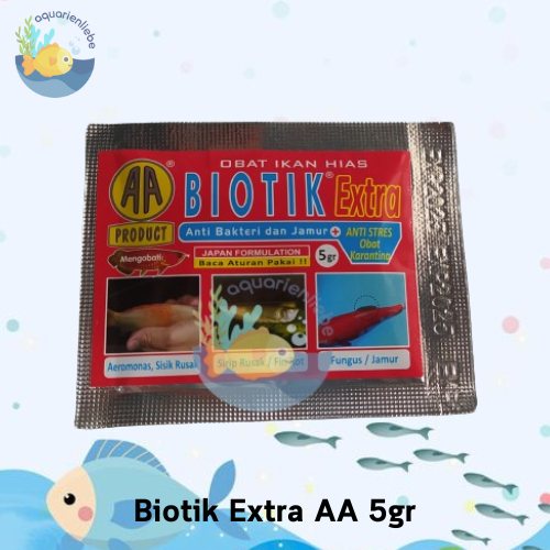 Biotik Extra AA 5gr Obat Ikan Hias