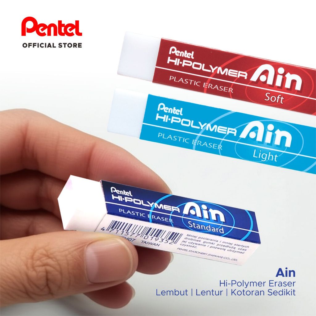 Penghapus AIN ERASER ZET Pentel Original Jepang