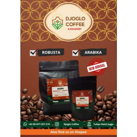 

Djoglo Kopi Robusta Asli Temanggung 250 gram