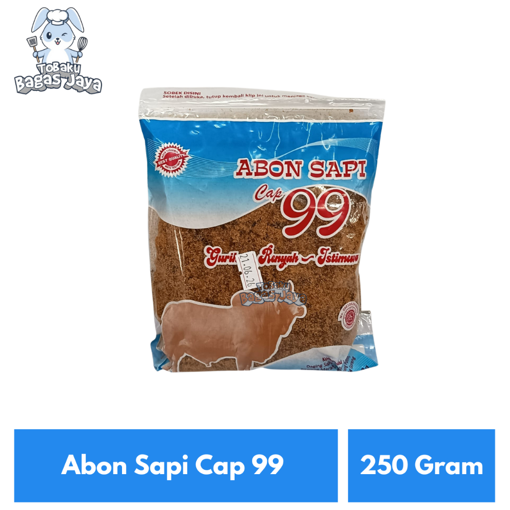 

Abon Sapi Cap 99 Biru 250 Gram