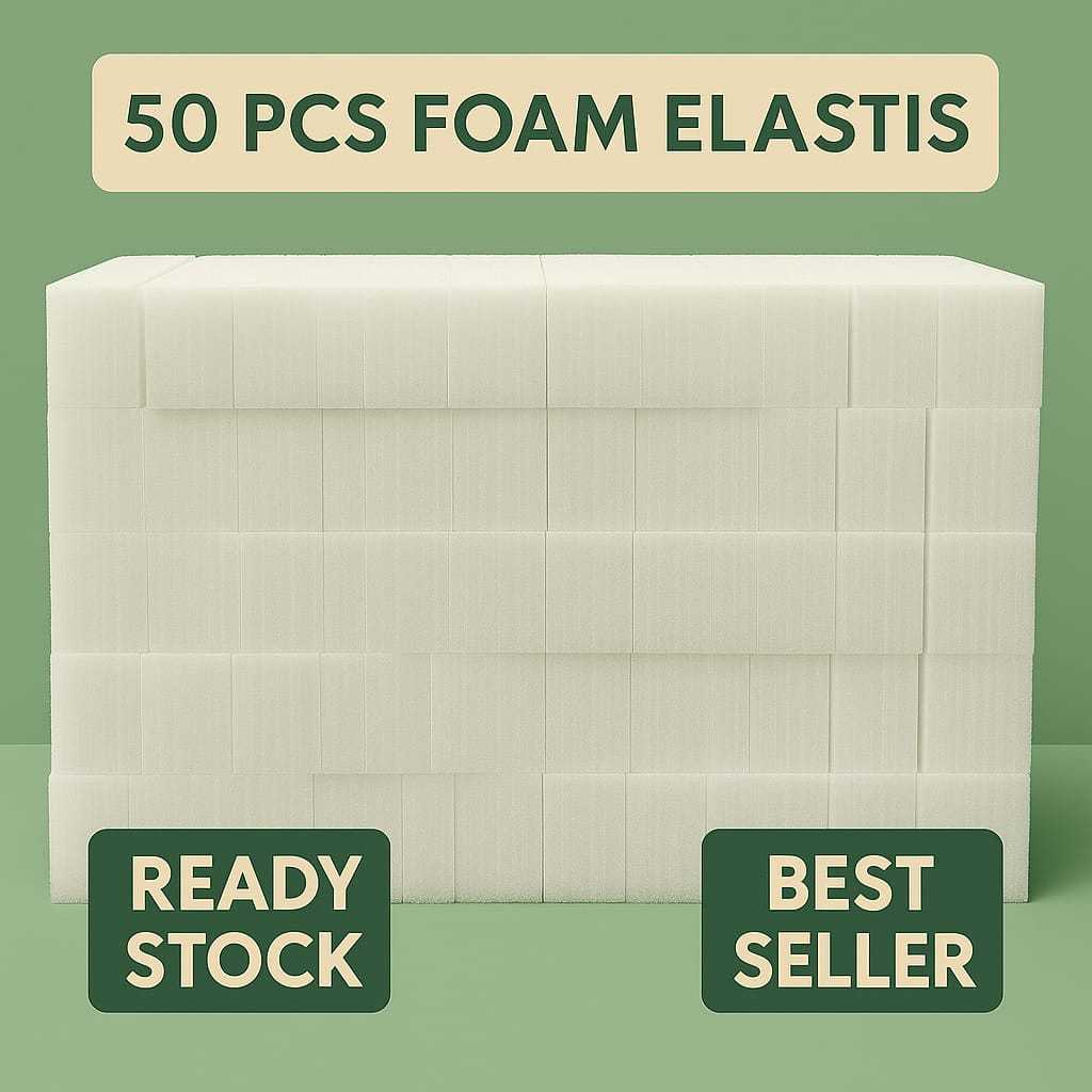 50PCS FOAM BUNGA ELASTIS /Foam elastis dekorasi