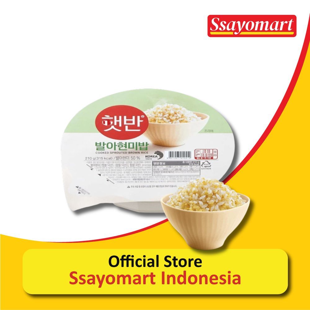 

HETBAHN Sprouted Brown Rice 210g Nasi Cokelat Instan Siap Saji