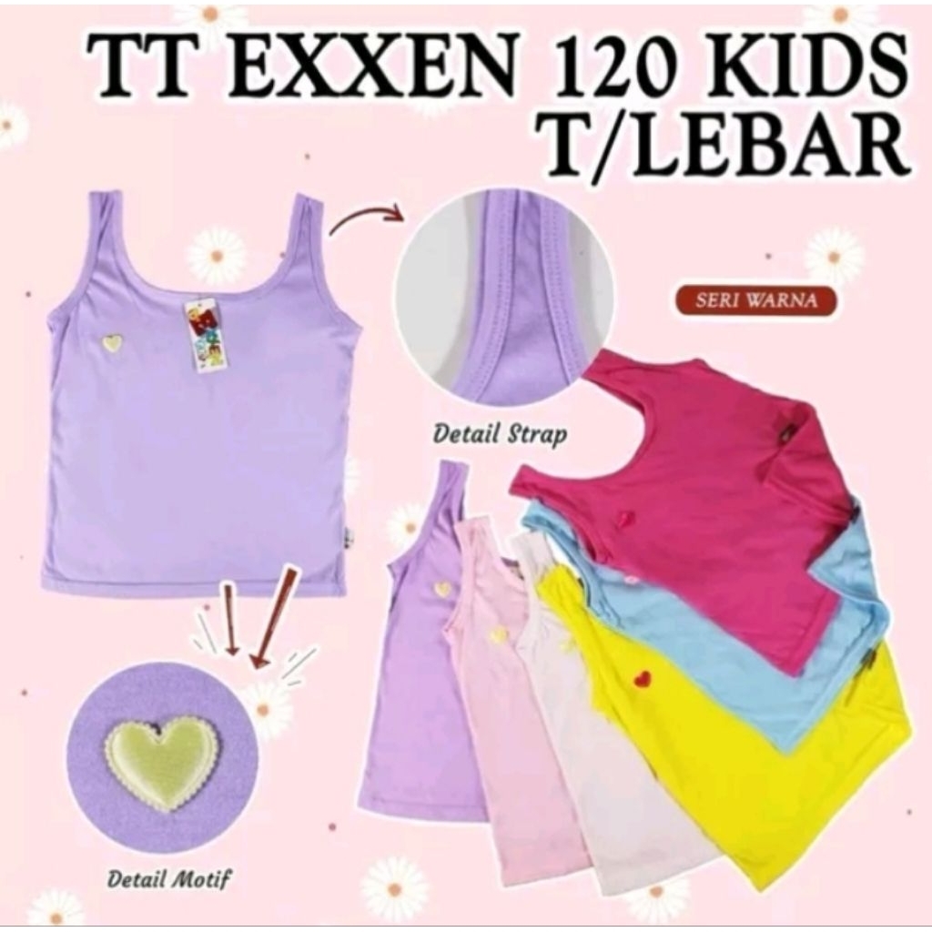 TANKTOP EXXEN KIDS TALI LEBAR