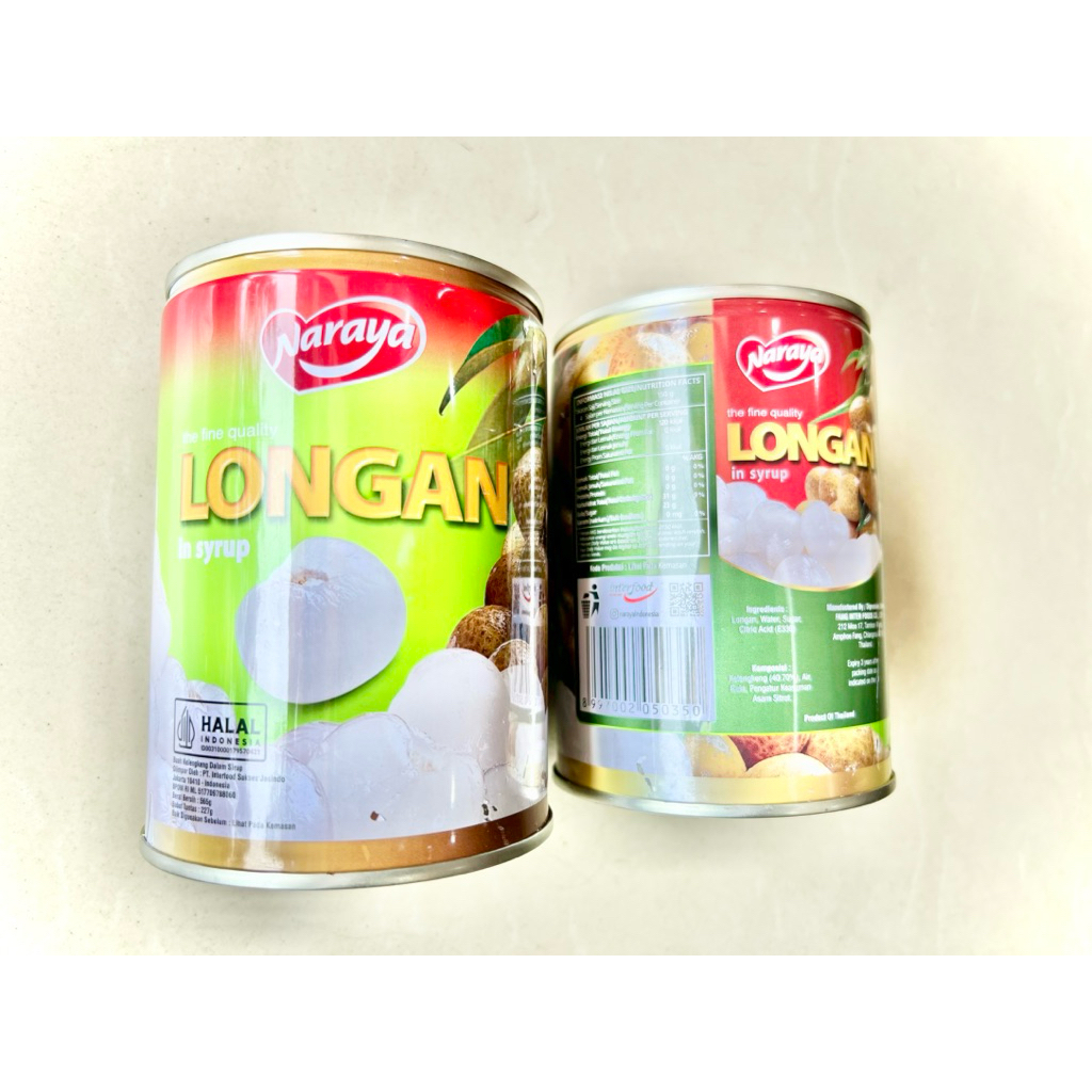 

Buah Kelengkeng Kaleng Naraya 565g Longan in Syrup Fine quality