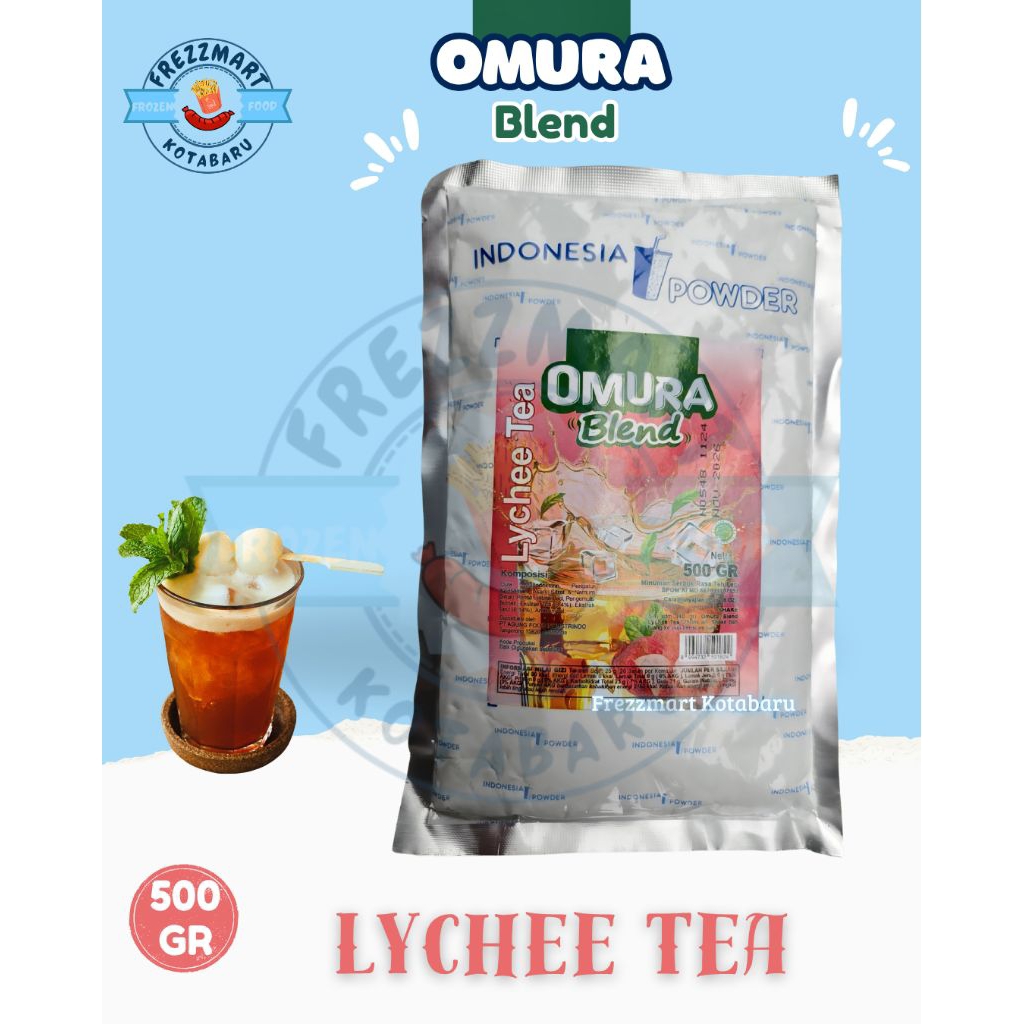 

Omura Blend Bubuk Minuman Serbuk Rasa Lychee Tea 500 Gr Frezzmart Kotabaru