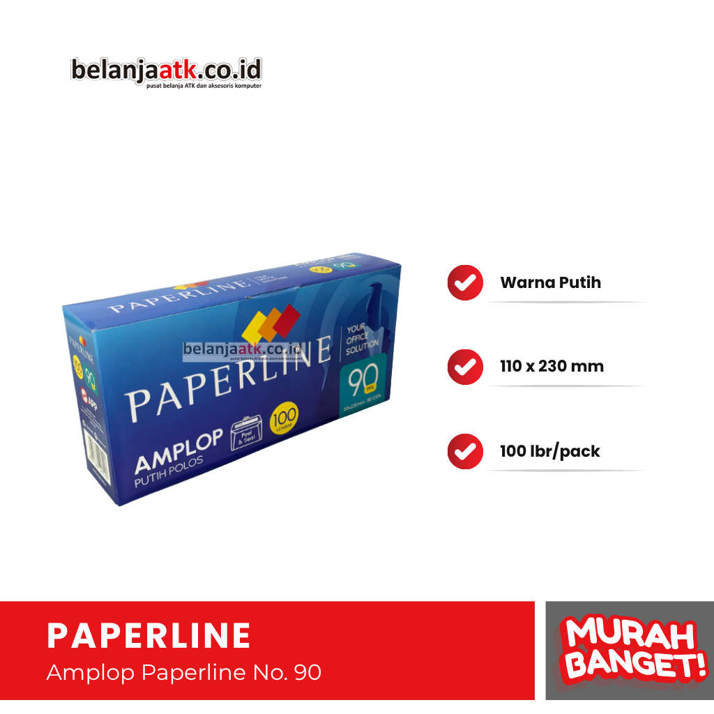 

Amplop Paperline No. 90 / Envelope Putih