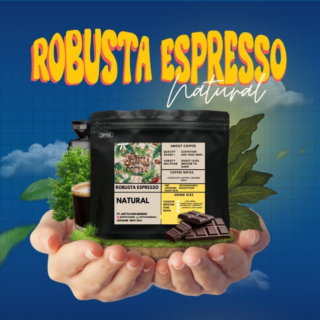 

Robusta Espresso Sukabumi Natural Grade 1