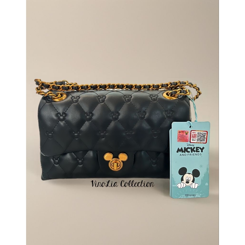 Disney Bag Original - Tas Selempang Wanita - Tas Disney Original Black #D2424