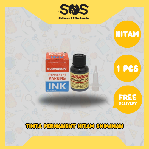 

Tinta Permanent Snowman Merah, Hitam, Biru 1 pcs