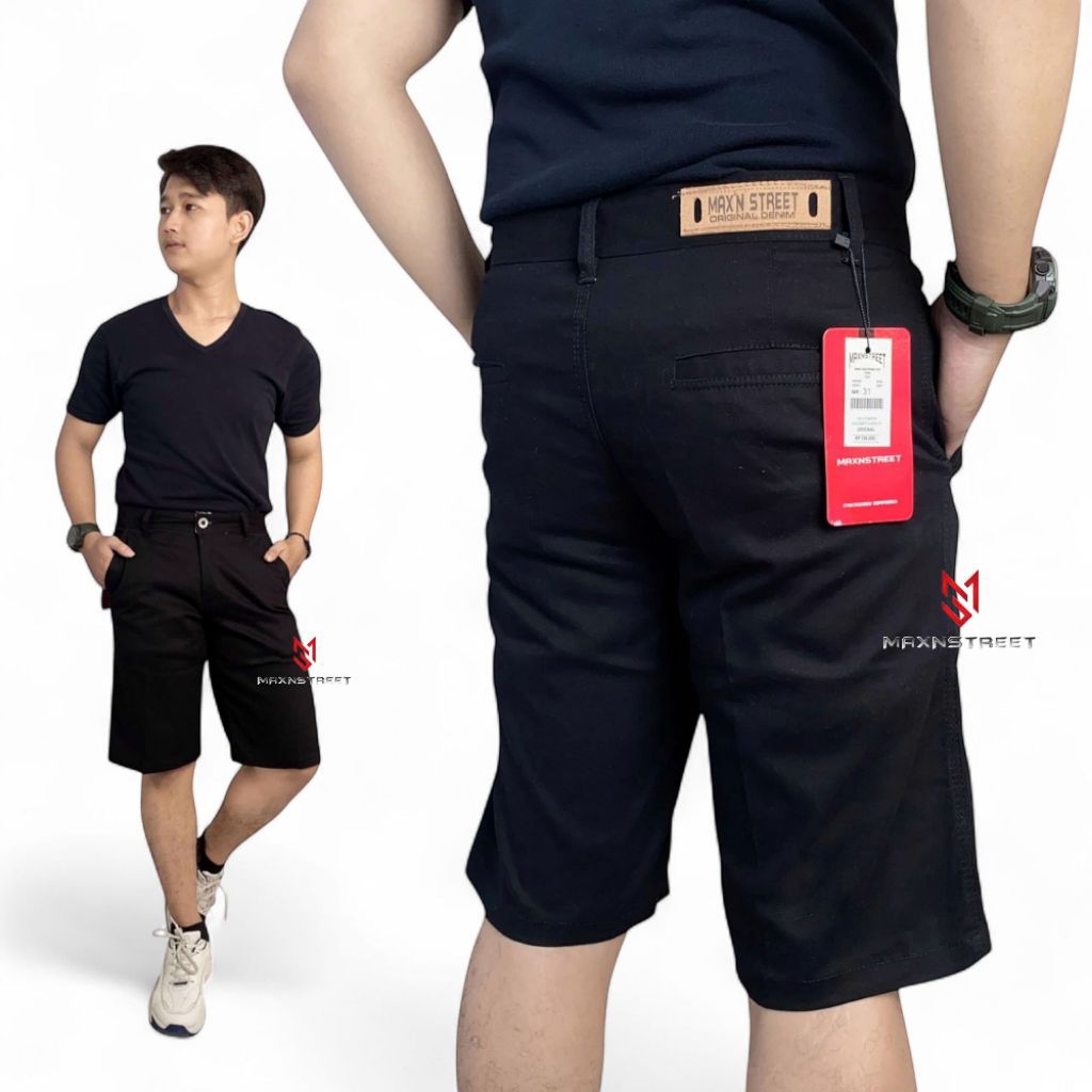 Celana Chinos Pendek / Chino Premium Original Brand Distro / Combed Oxigen Strech / Tebal Halus