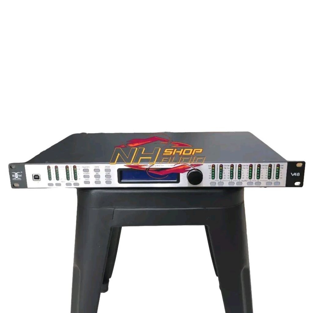 DLMS RDW V48 SILVER V 48 4in 8output Digital Audio Processor DLMS Management Speakers RDW V48 V4.8 4