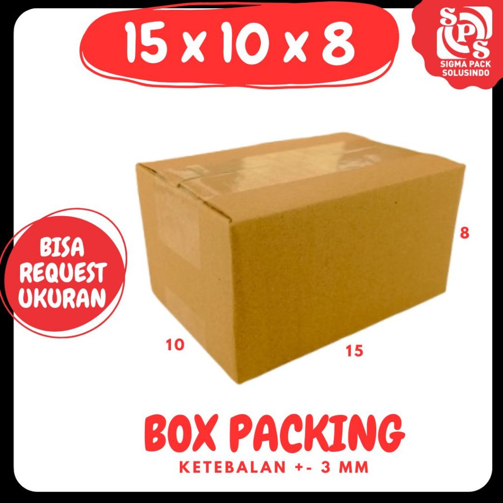 

Kardus 15x10x8 Box A1 Packing Karton Dus Kotak Kemasan kosmetik Jamu Obat Madu Zigma Shop