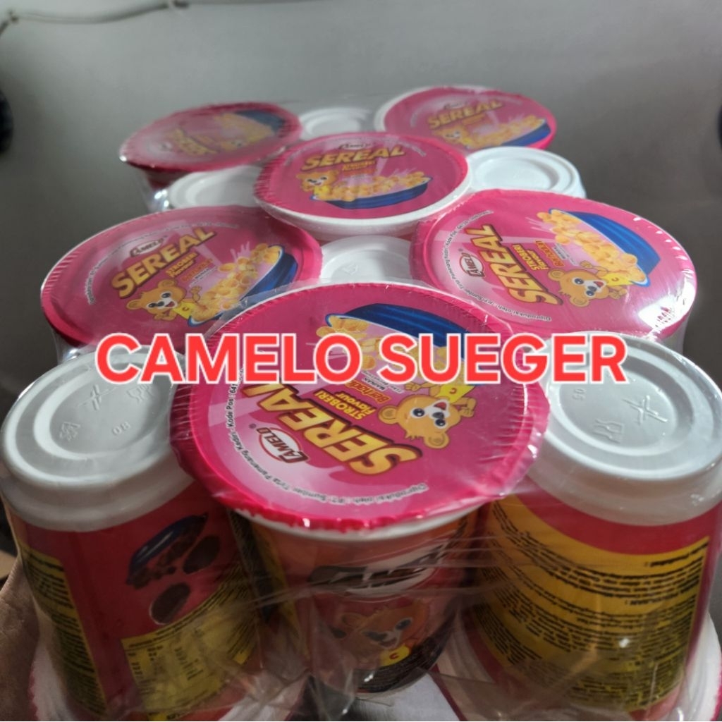 

Sereal Cup Jumbo Camelo Rasa Stroberi - isi 72 Pcs harga murah