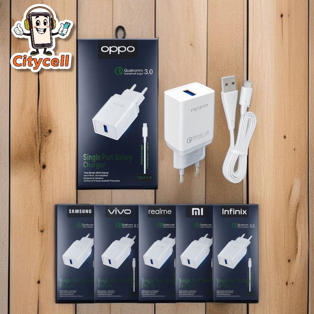 Travel Charger 1 USB HP Universal A80 Charger Kabel Casan Fast Charging Android SAMSUNG [non mika]