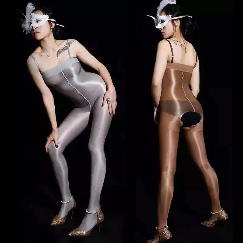 Sexy Ketat Tabung Top Suspender Stoking Shebin Wanita Pakaian Dalam Wanita Terbuka Selangkangan Tali