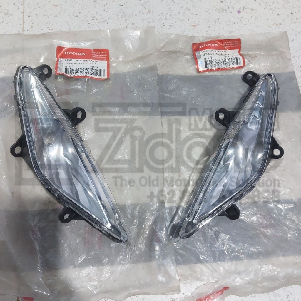 lampu sein sen riting depan dpan honda beat karbu kanan kiri original 33400-KVY-961 33450-KVY-961