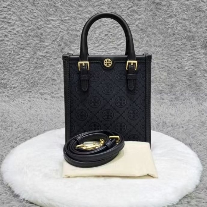 (100% ORI) TB MONOGRAM MINI N/S TOTE