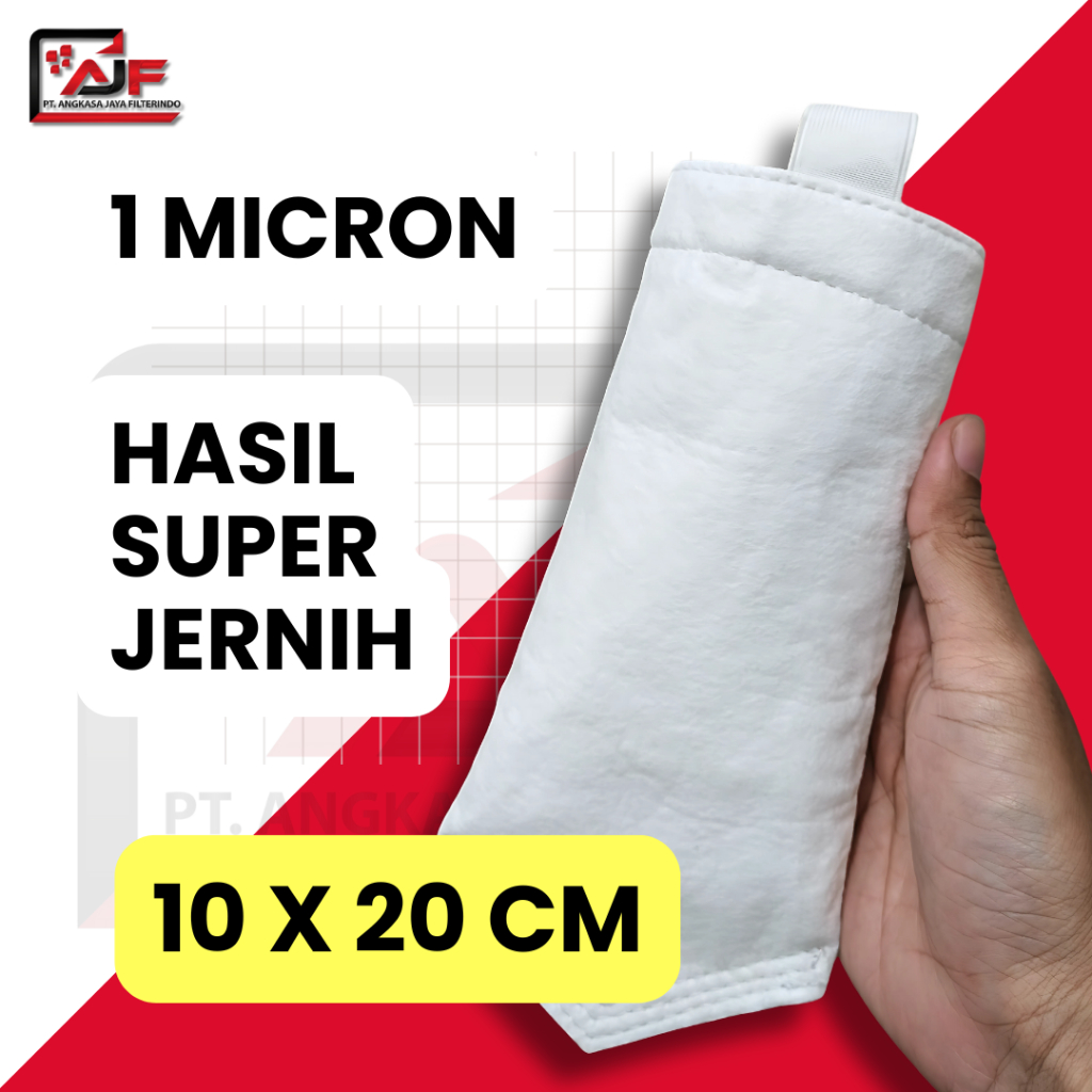 Filter Keran Air Kain Saringan Penjernih Air 1 Micron Water Purifier 10x20