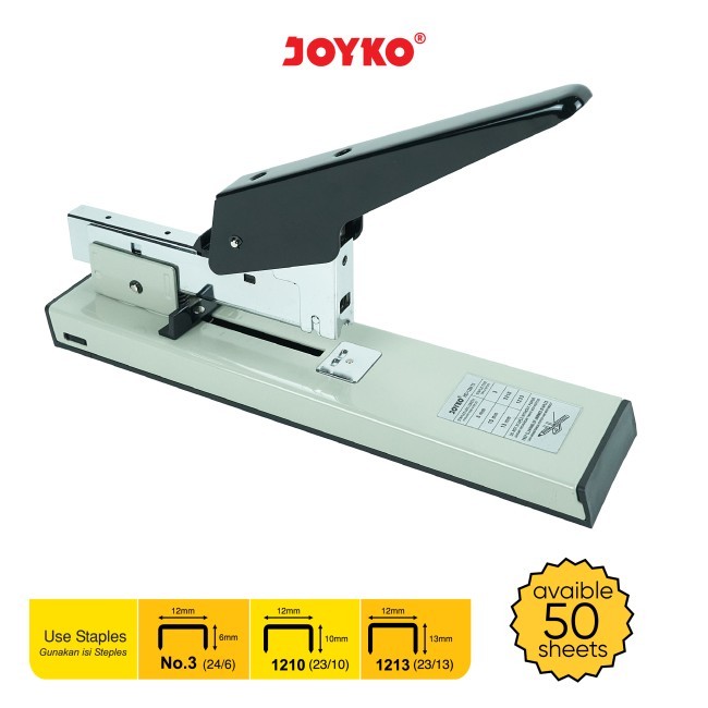 

Joyko Stapler Jilid HD-12N/13 Kapasitas 50 lembar - Joyko Stapler Heavy Duty HD-12N/13 Stationery