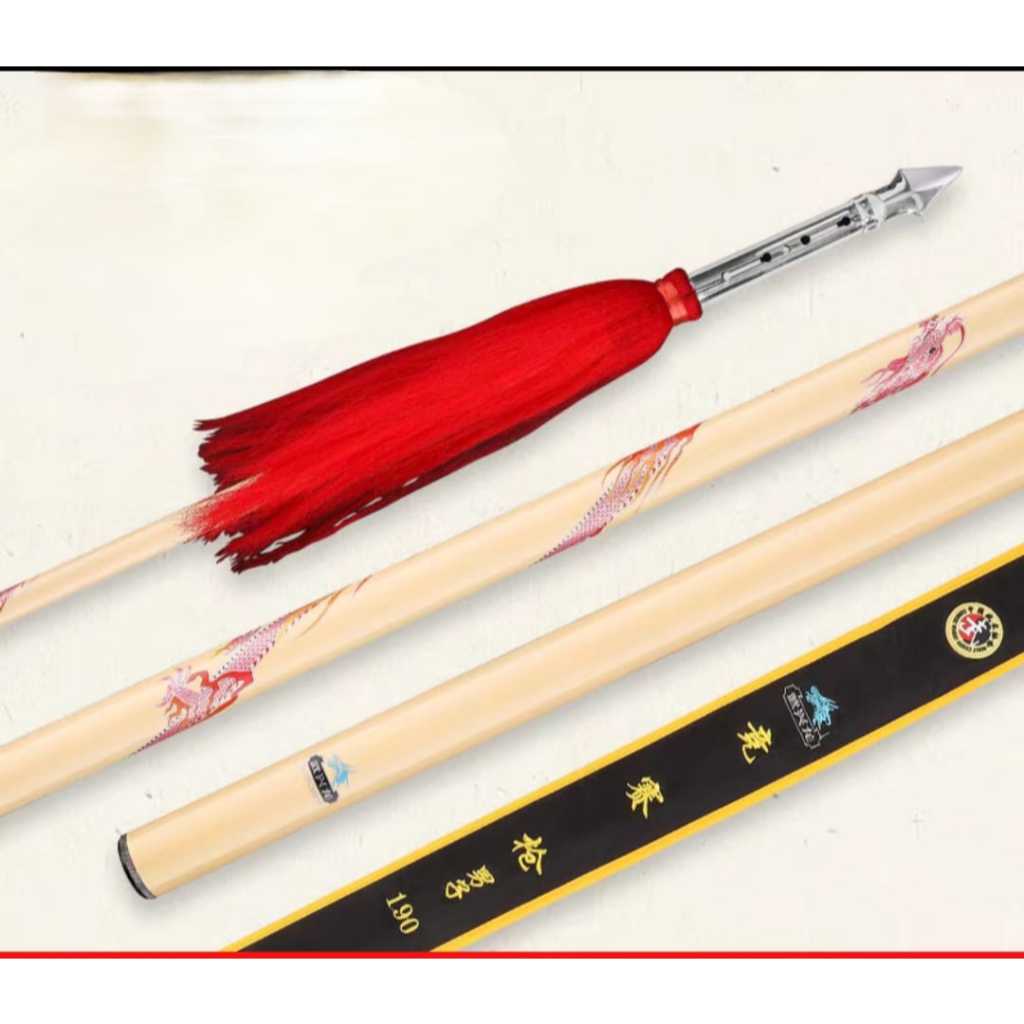 QiangShu Fiber Wushu Panjang 215 lengkap dengan Tas , Qiang Shu Wushu Tongkat Bahan Fiber, Peralatan