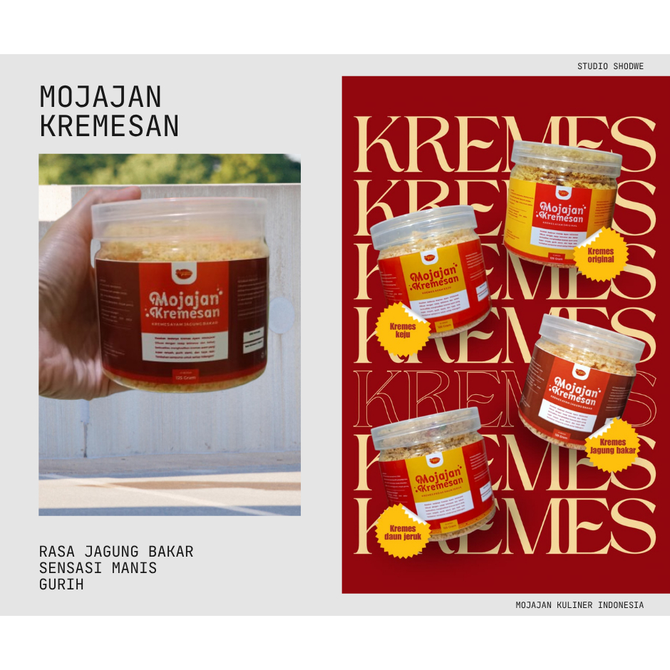 

Kremesan Ayam MOJAJAN KREMESAN Rasa Jagung Bakar 125g - Gurih Renyah Lauk Praktis
