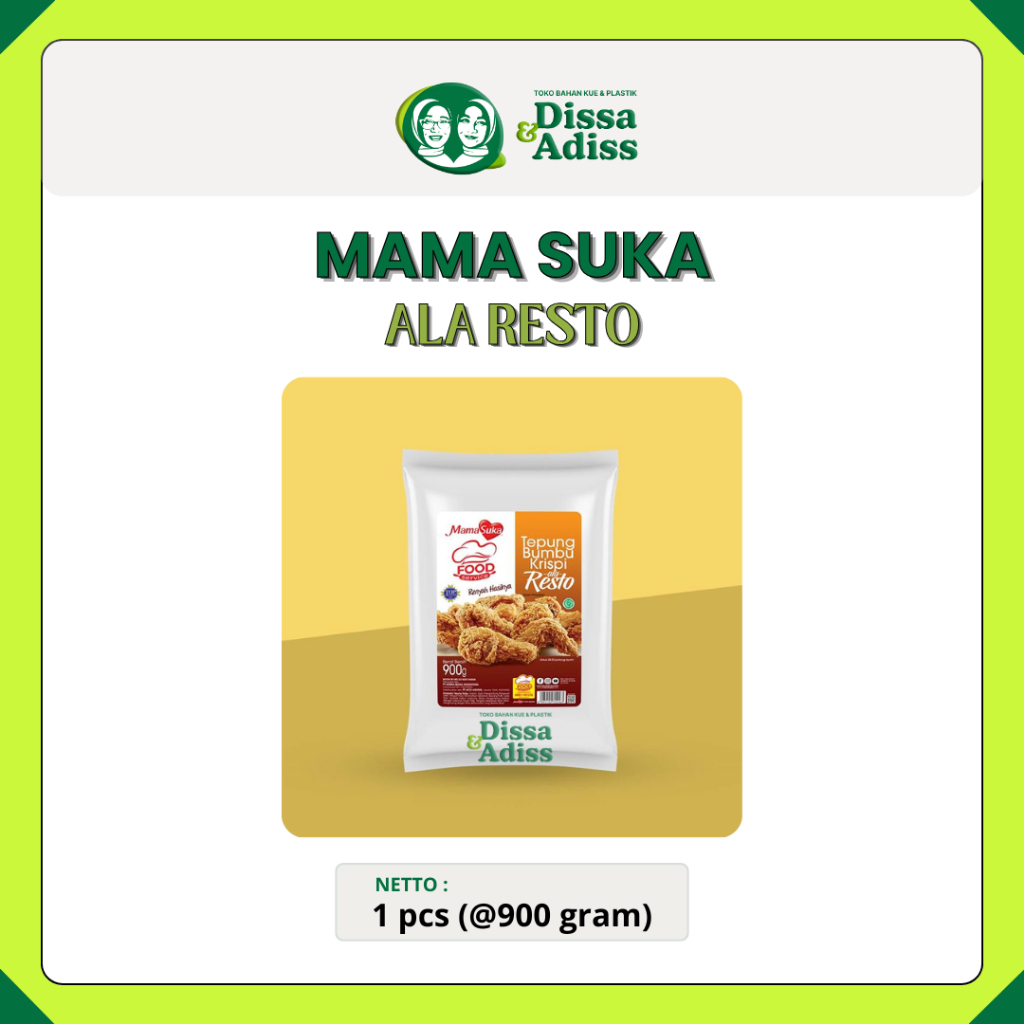 

Tepung Bumbu Krispy ala Resto 900gr | Tepung Bumbu Krispy by Mama Suka - Tobaqdissa