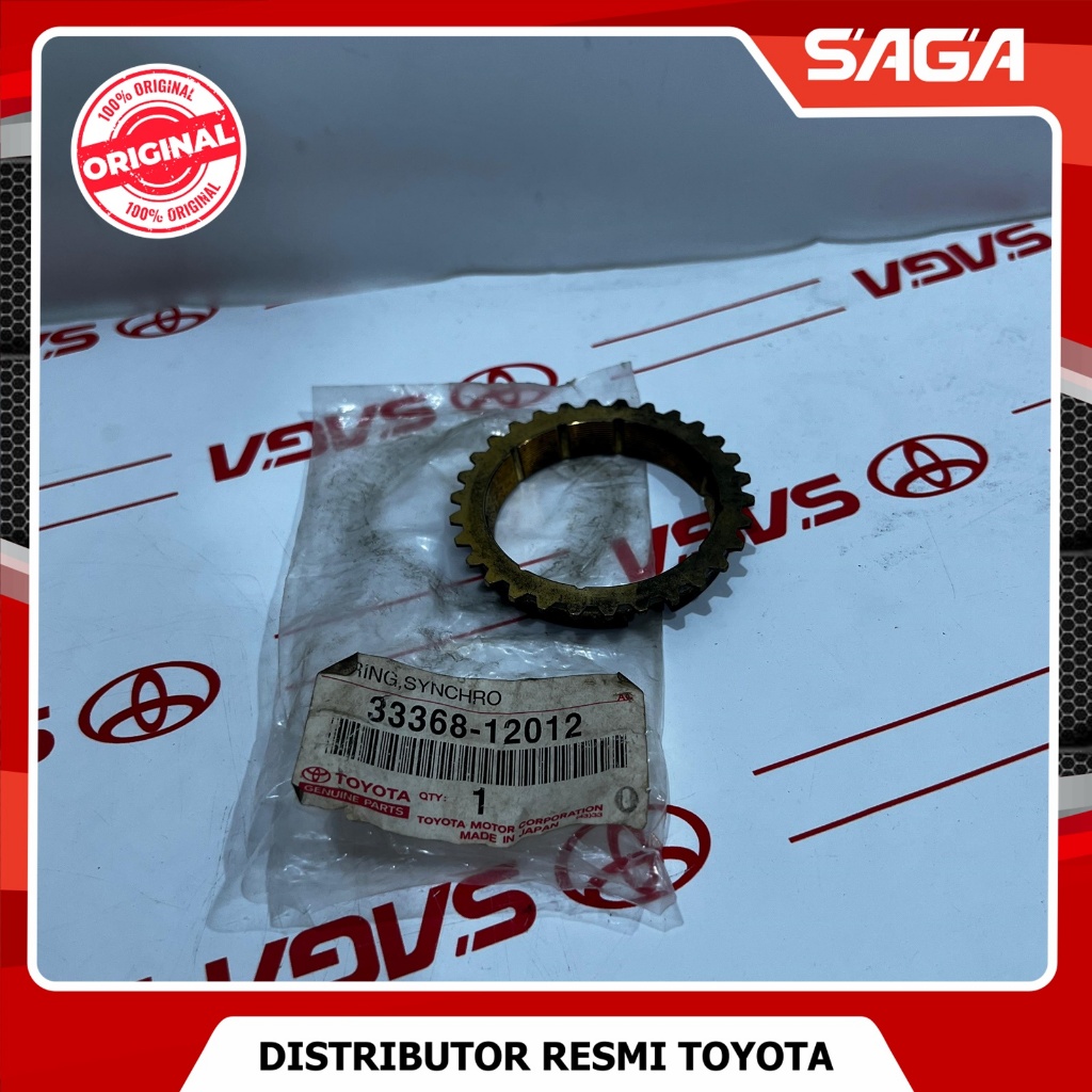 SAGA | Gigi Kuningan Transmisi Gigi 2 / Ring Sinkronis Corolla DX KE70 Original Toyota 33368-12012