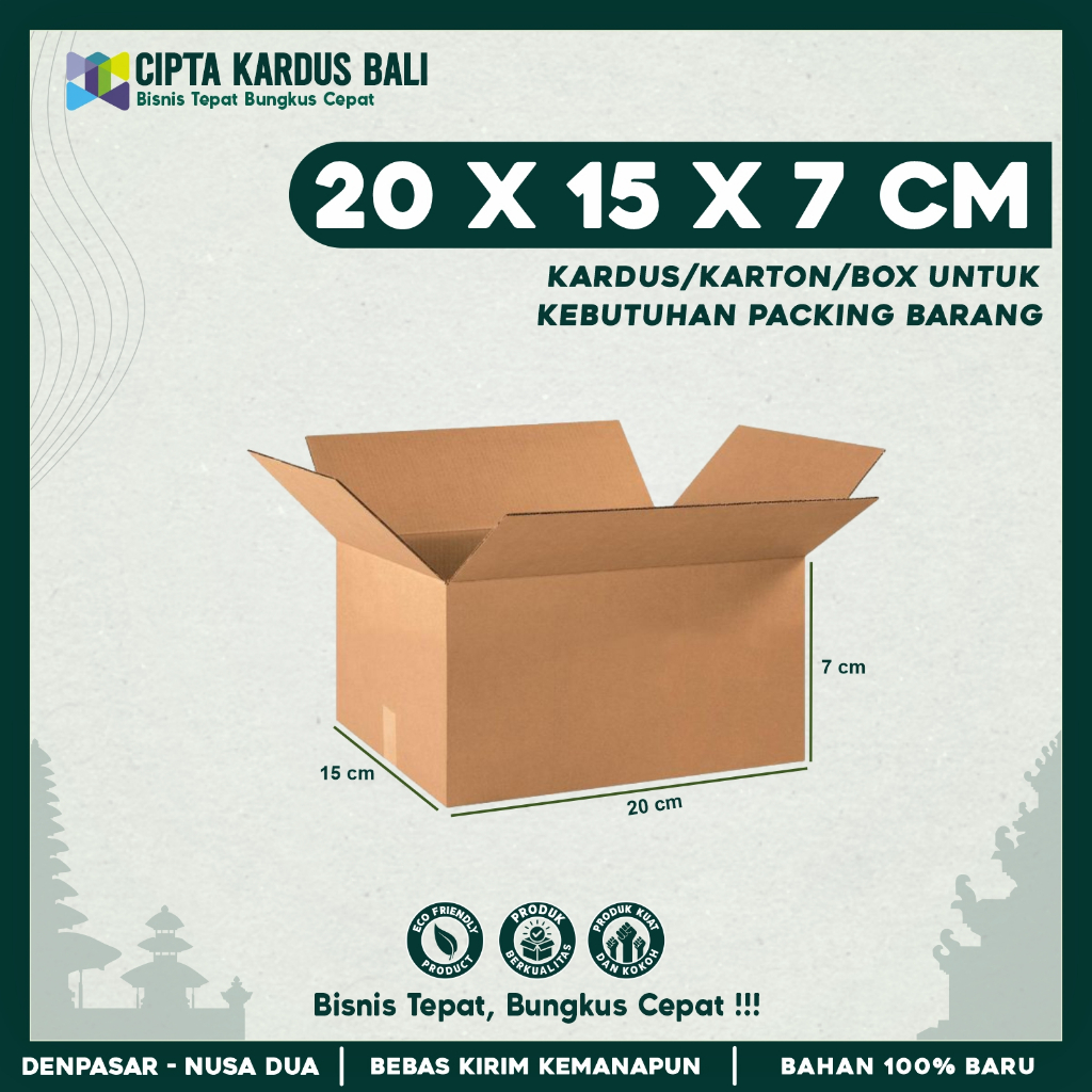 

Kardus Packing 20x15x7 | Box packing | Karton Packing