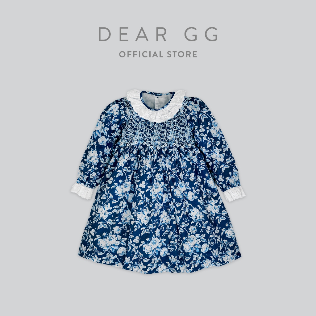 Dear GG - Celeste Dress - Holiday Manor - Holiday Collection 2024 - Dress Lengan Panjang Anak Peremp