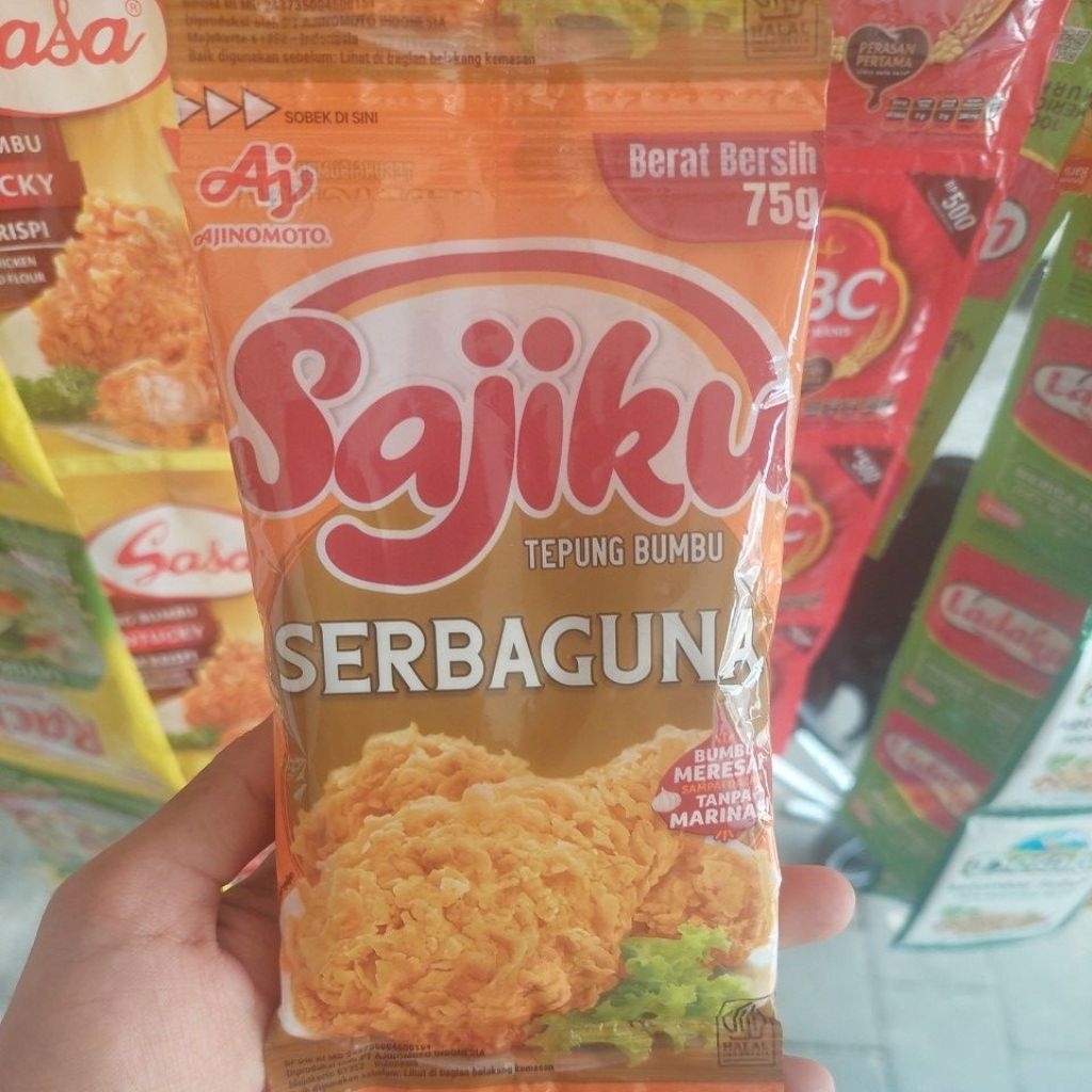 

Sajiku tepung bumbu serbaguna 75gr