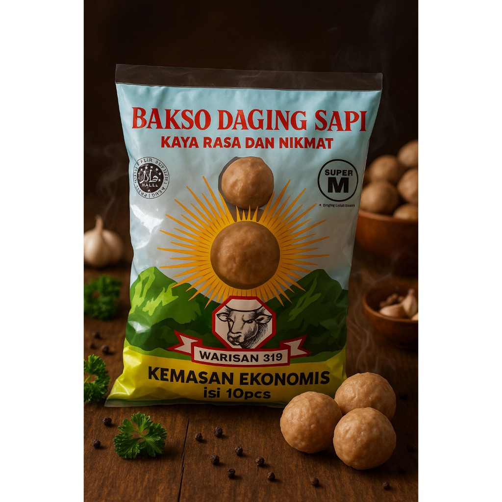 

Warisan Bakso Super M - Kemasan Ekonomis Isi 10 Pcs - Naishop