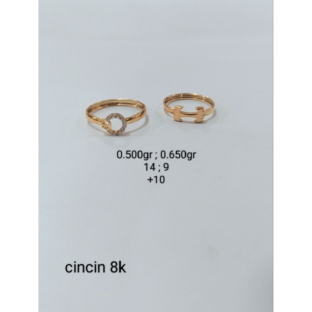 cincin emas 8 karat