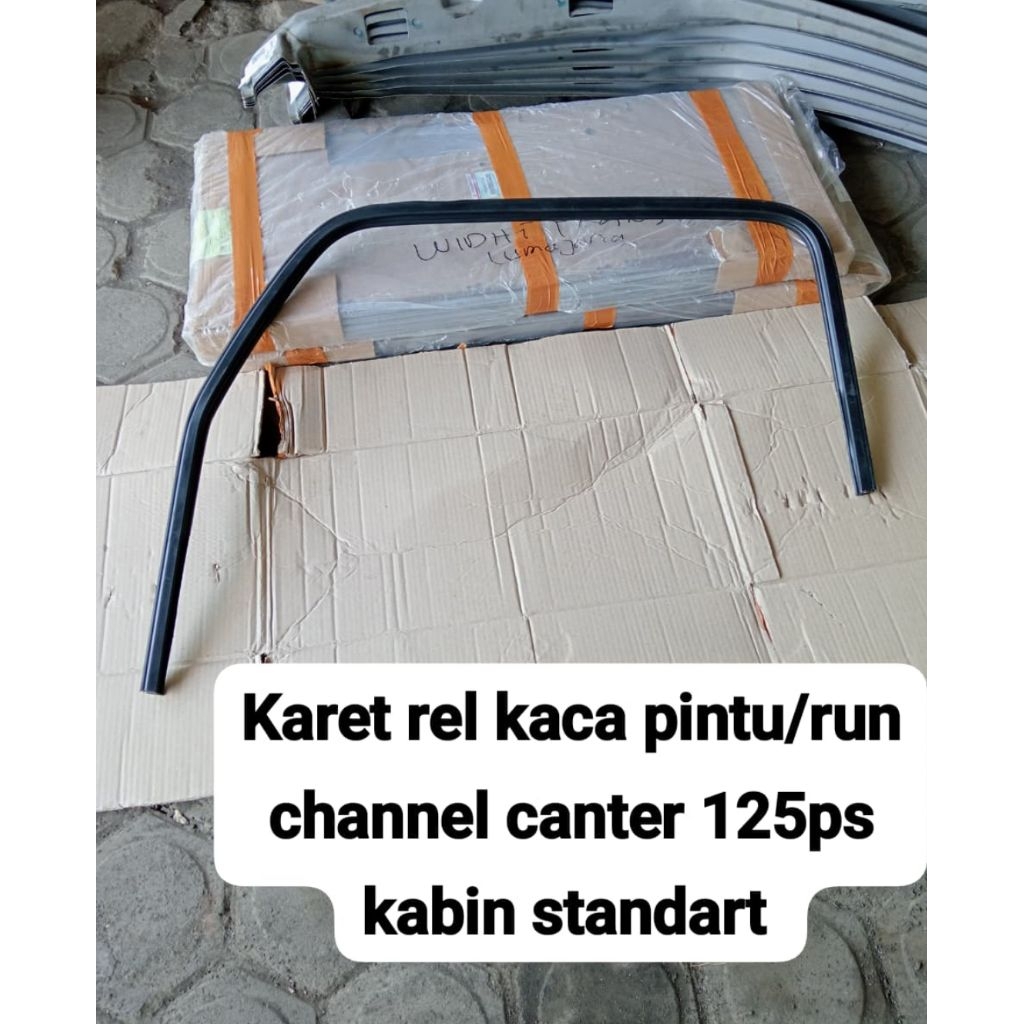 karet rel kaca pintu/run channel canter 110/125/136ps/hd