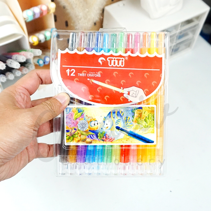 

TITI Crayon Putar Twist Crayon 12 Warna