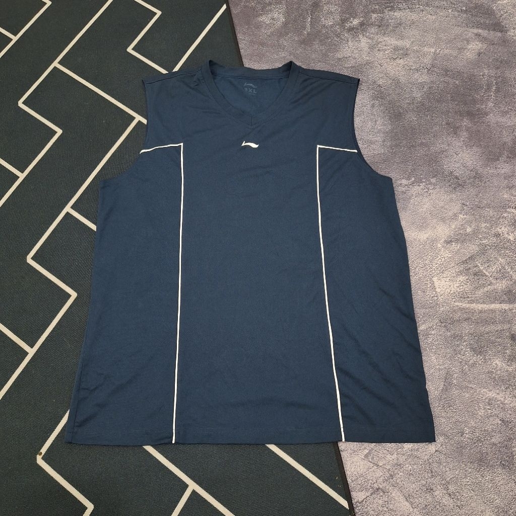 kaos pria tanpa lengan, kaos olahraga pria