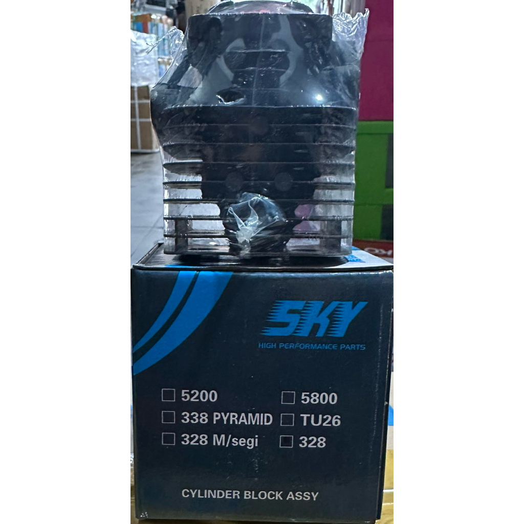 block potong rumput 328 / cylinder assy/ block assy /blok mesin potong rumput 328