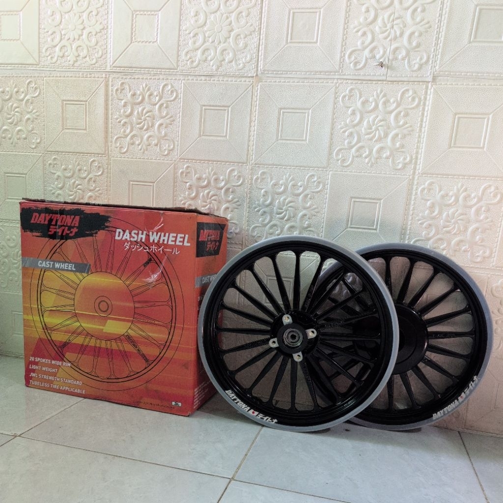 Original Velg Daytona Dash Wheel Classic Wheel palang 20 Beat Beat Fi Scoopy Vario 110