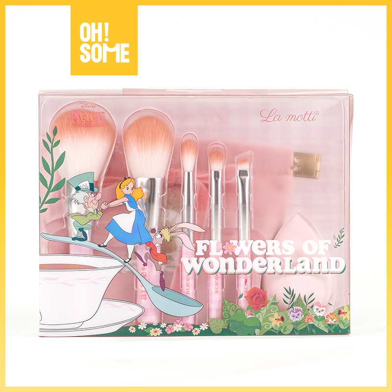 OHSOME-Disney's Alice In Wonderland  -La motti makeup brushes set