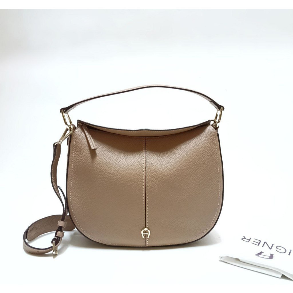 Aigner Savannah Medium Hobo Shoulder Bag