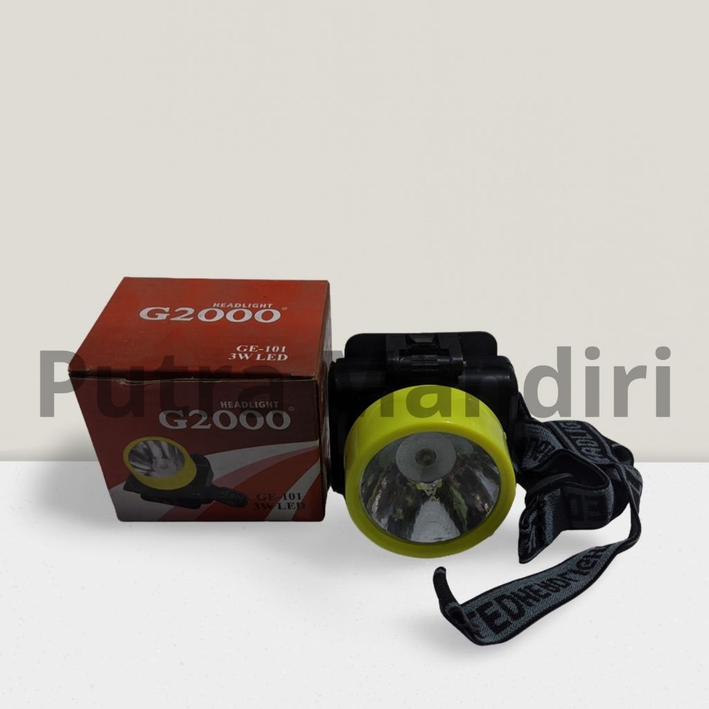 Lampu Kepala G2000 3watt LED