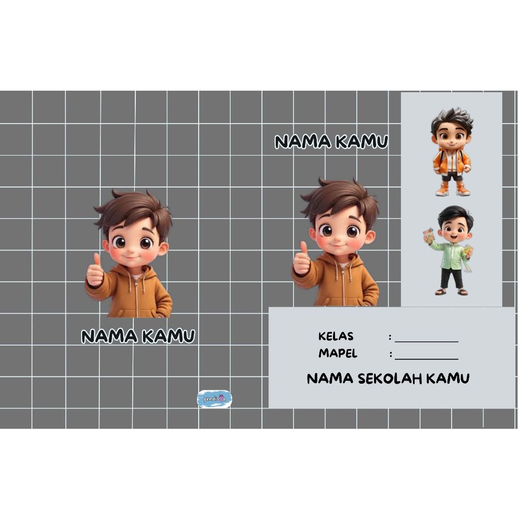 

buku tulis custom nama