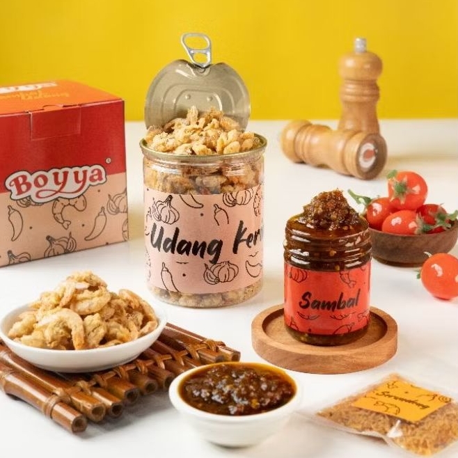 

BOGAJAYA PAKET HEMAT Sambal / Udang Kering / Serundeng BOYYA Oleh Oleh Khas Surabaya