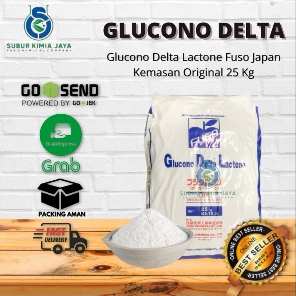 Glucono Delta Lactone GDL Fuso Japan Food Grade / Cioko Sekau Tahu / Full Kembang Tahu 25 KG