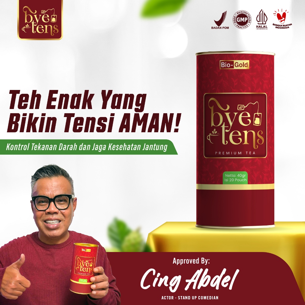

Bye Tens - Premium Tea Teh Celup Bantu Atasi Tekanan Darah Tinggi Obat Hipertensi BPOM
