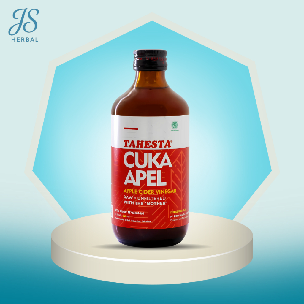 

TAHESTA - Cuka Apel Murni 320ml - 100% Asli