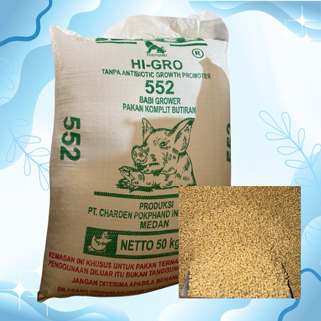 PAKAN BABI 552 SP 1kg  MAKANAN BABI DIATAS 20 KG