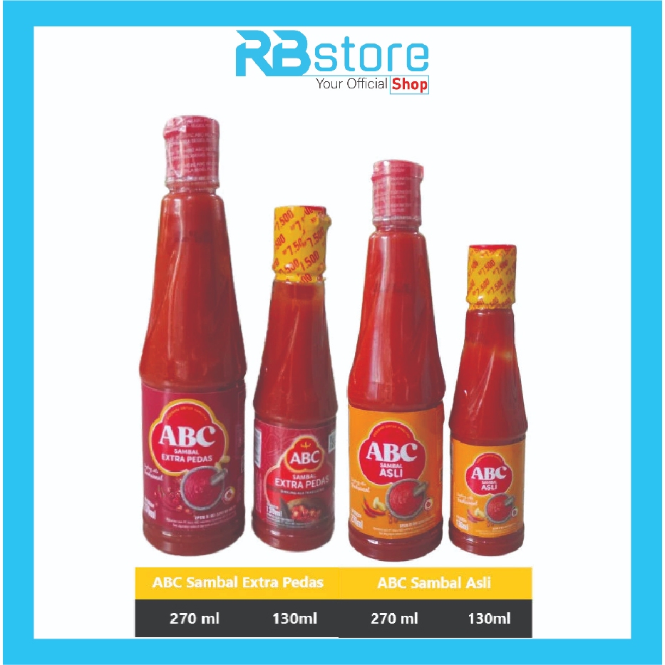 

ABC Sambal Asli & Extra Pedas 270ml