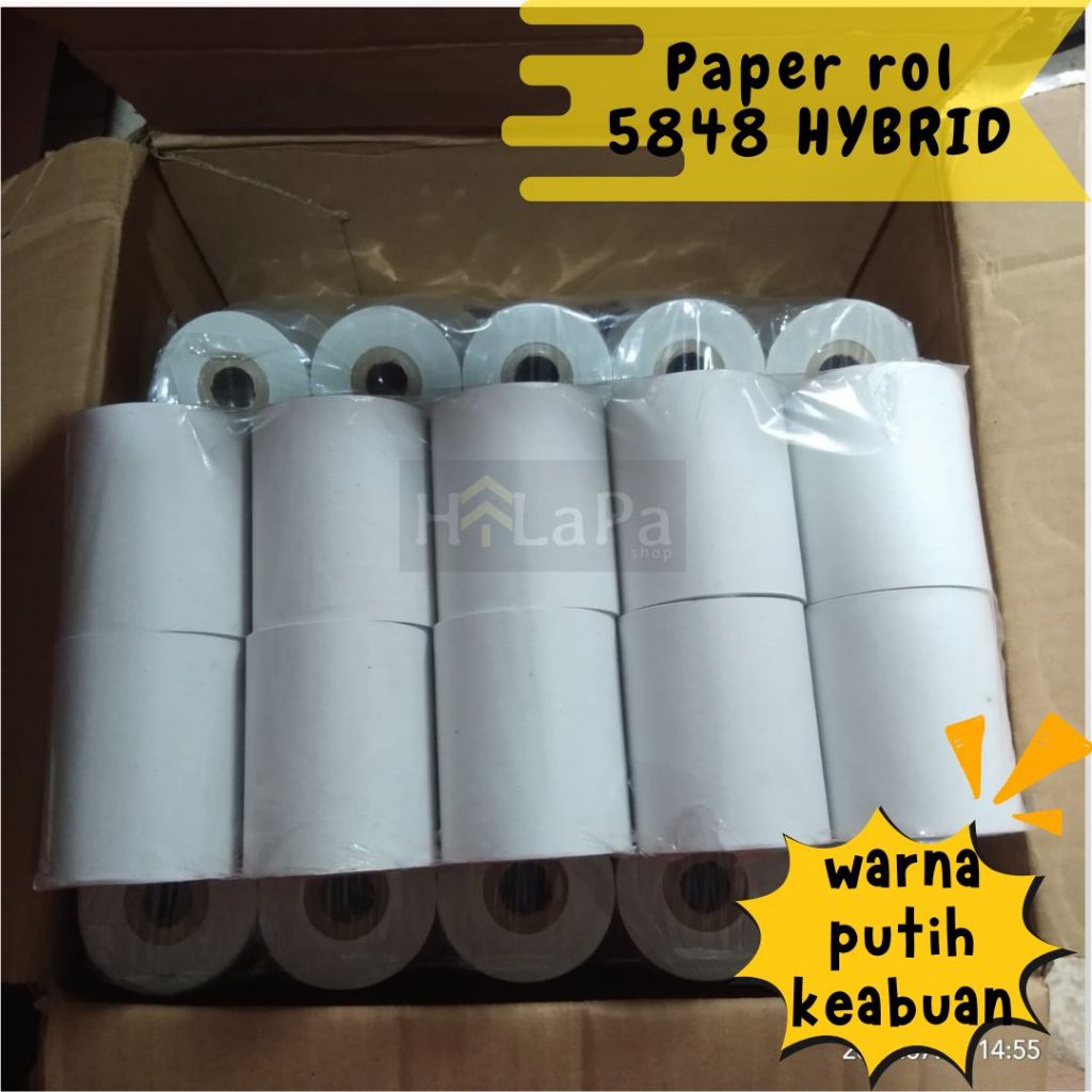 

Paper rol 5848 HYBRID (WARNA PUTIH KEABUAN)