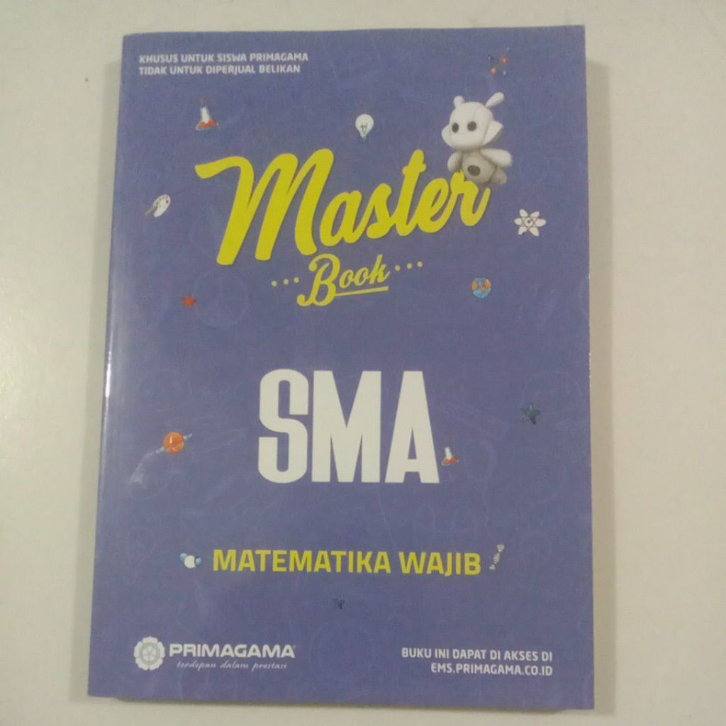 Master Book Matematika Wajib SMA ( Original ) #Primagama