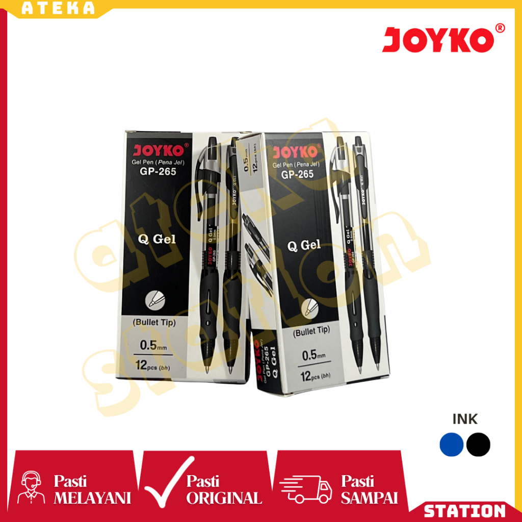 

Pulpen gel JOYKO GP-265 Q-gel 0.5 mm (12pcs)